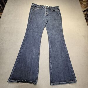 Levis 518 Jeans Juniors Size 13 Blue Boot Cut Distressed Stretch Denim